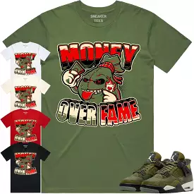 Jordan 4 Craft Olive 4s Shirt to Match - OLIVE MOF