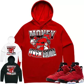 Jordan 6 Toro Bravo 6s Hoodie to Match - RED MOF