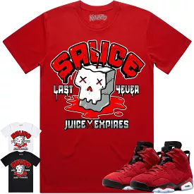 Jordan 6 Toro Bravo 6s Shirt to Match - RED SAUCE