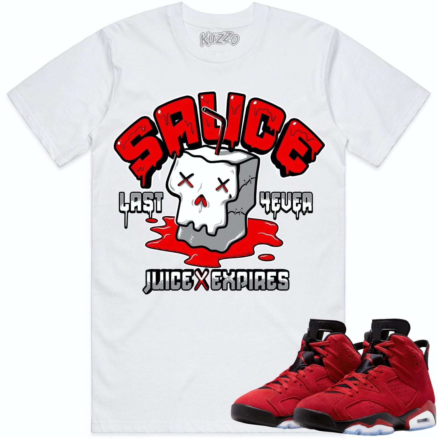 Jordan 6 Toro Bravo 6s Shirt to Match - RED SAUCE