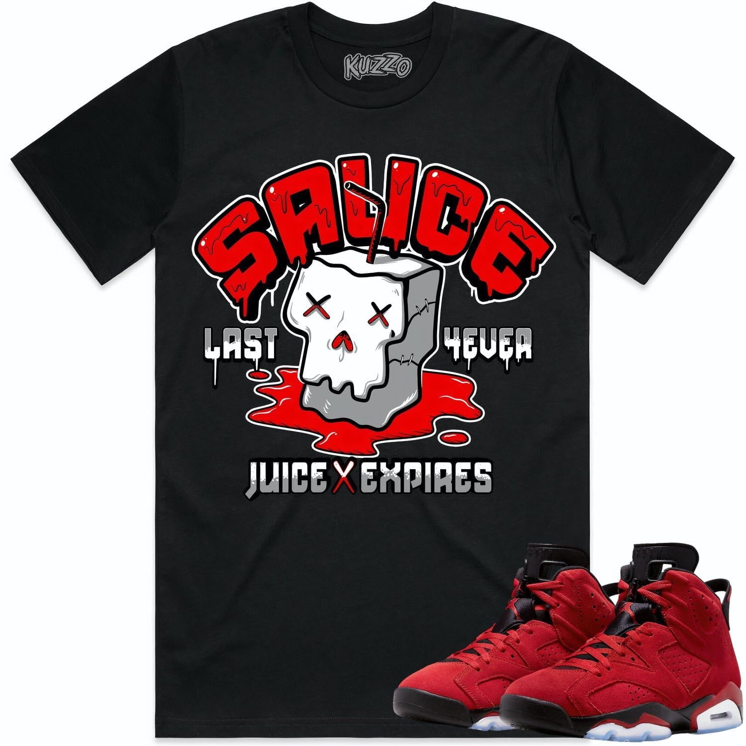 Jordan 6 Toro Bravo 6s Shirt to Match - RED SAUCE