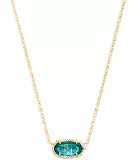 Kendra Scott Elisa Pendant Necklace - London Blue/Gold