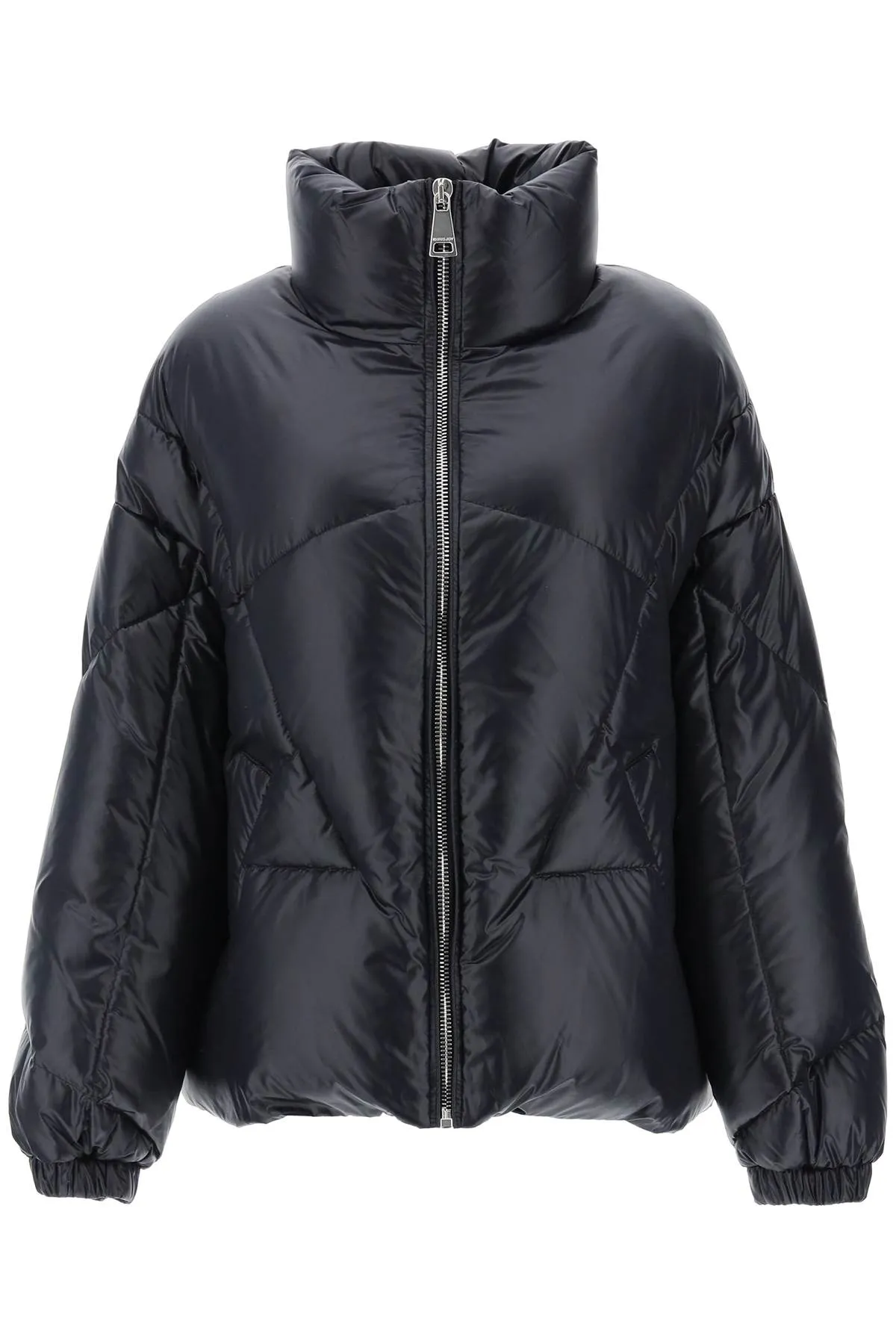 Khrisjoy moon shiny short down jacket EFMW010NYL BLACK