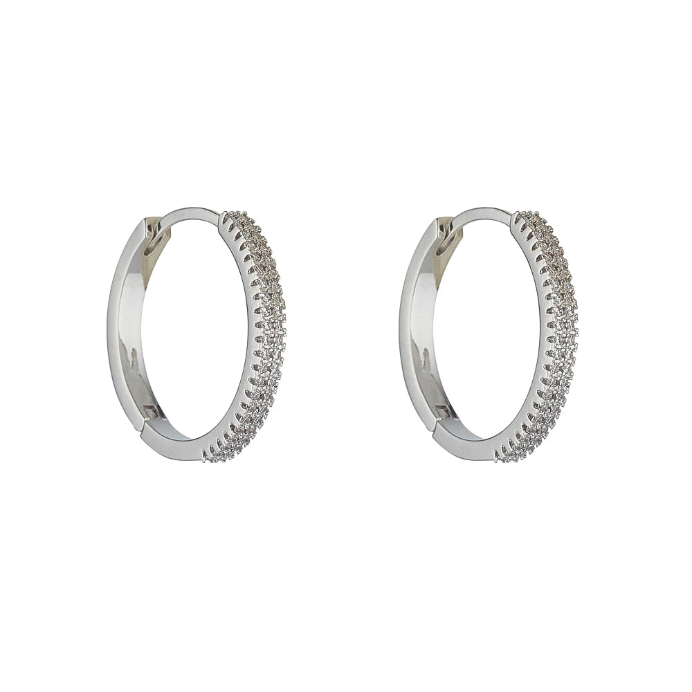 KNIGHT & DAY - Savannah Rhodium Earrings