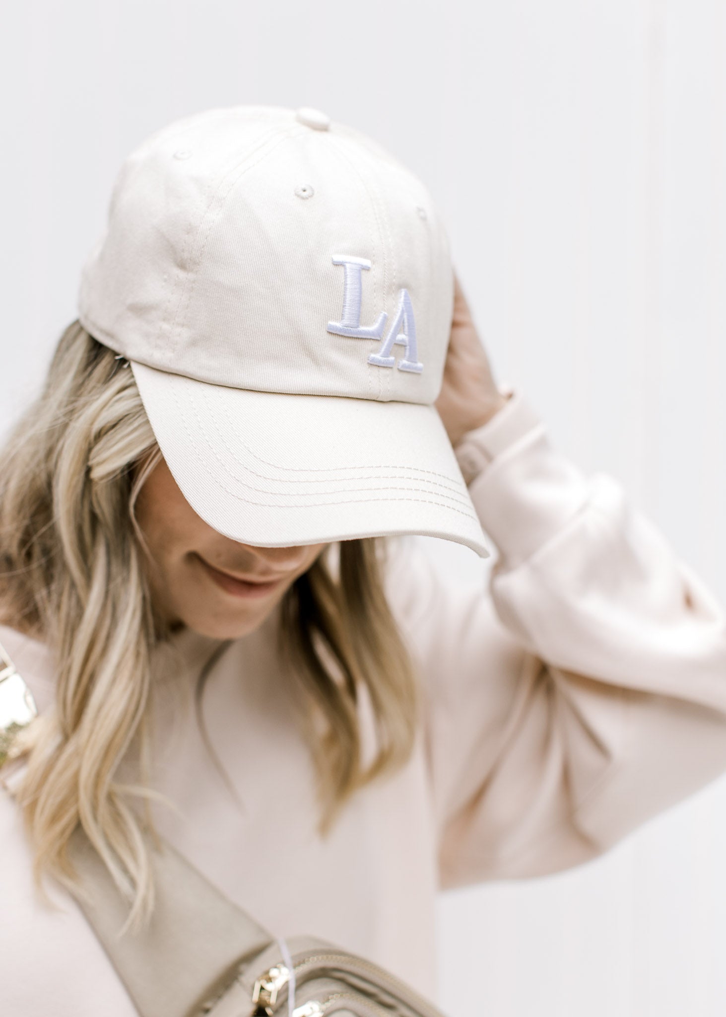 LA Hat in Tan