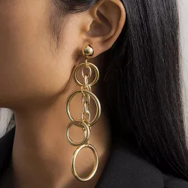 Long Annulus Earrings