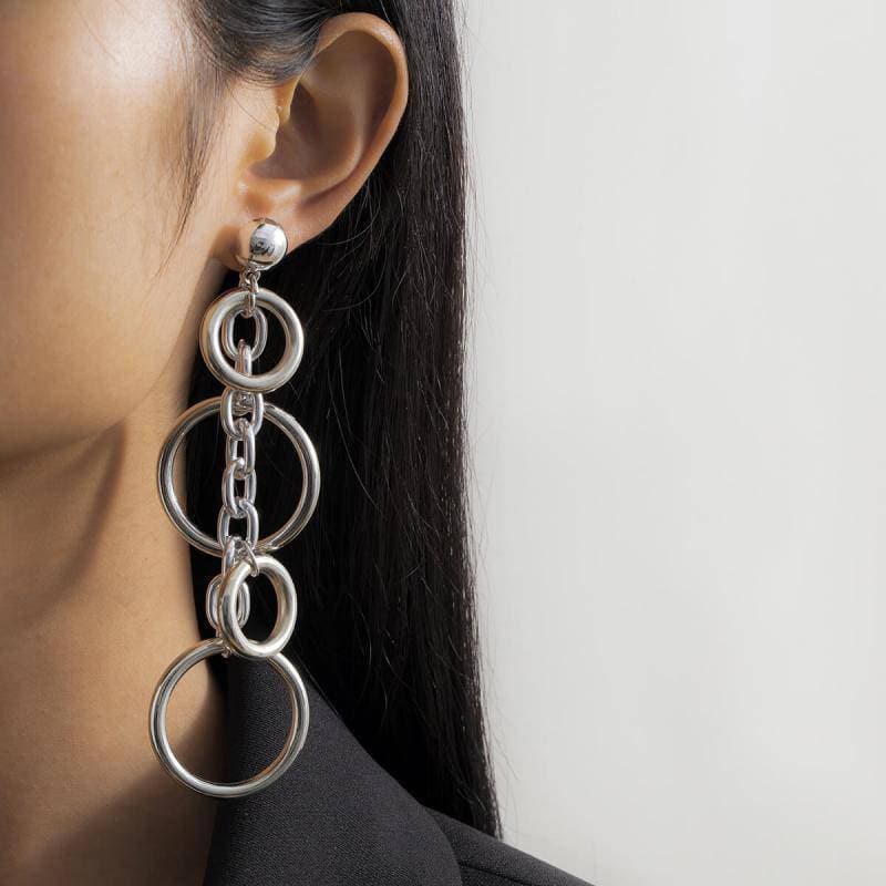 Long Annulus Earrings