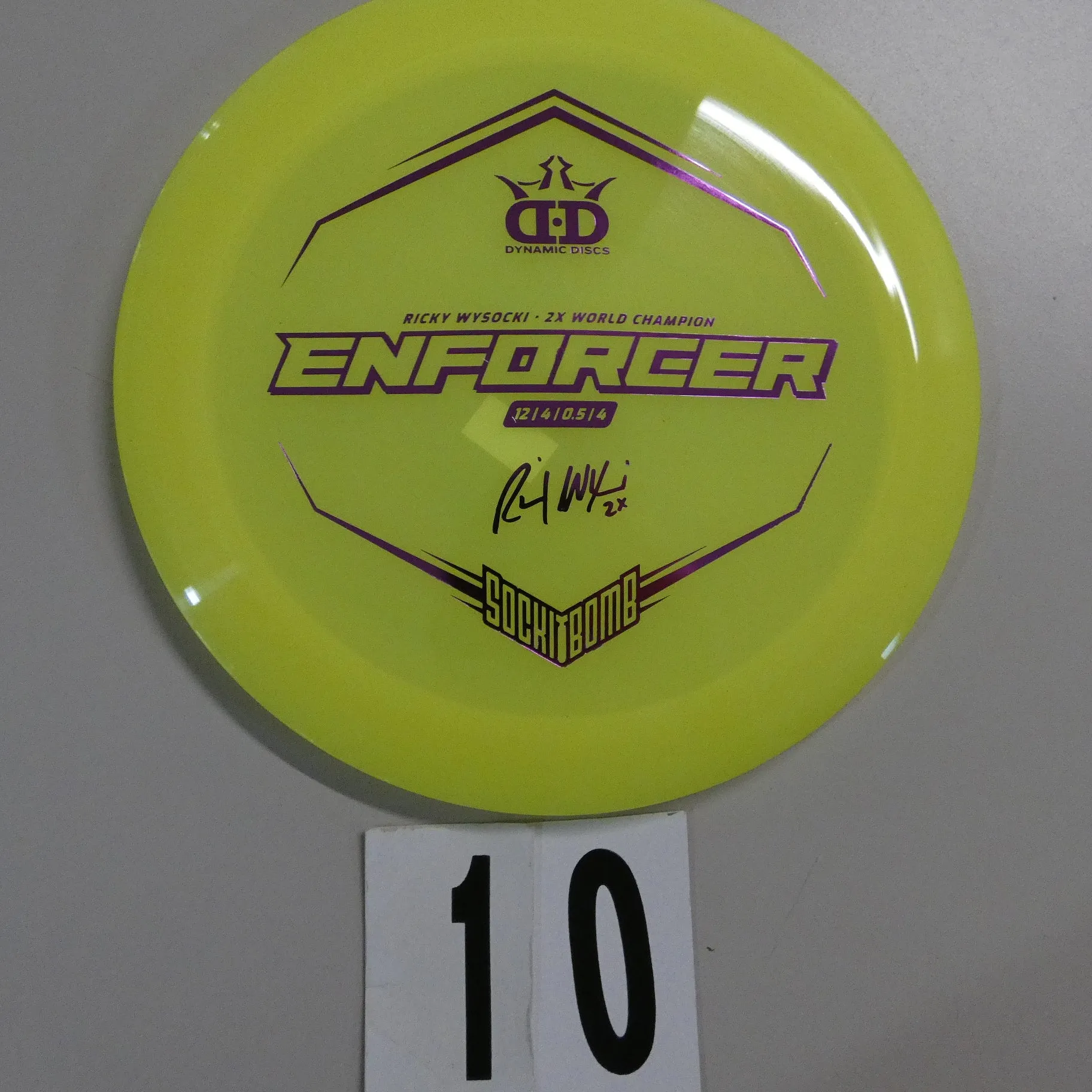 Lucid-X Enforcer Ricky Wysocki Sockibomb Stamp