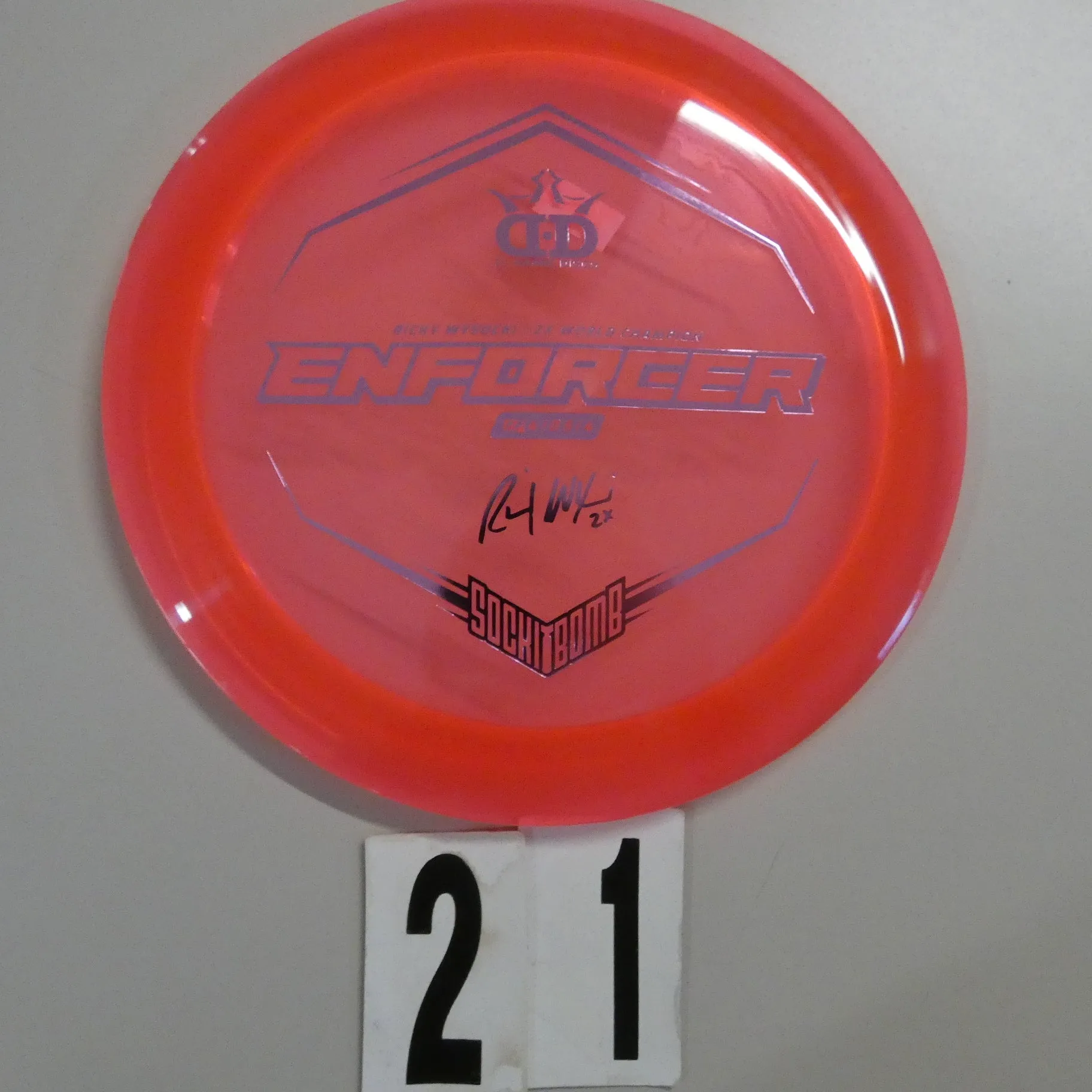 Lucid-X Enforcer Ricky Wysocki Sockibomb Stamp