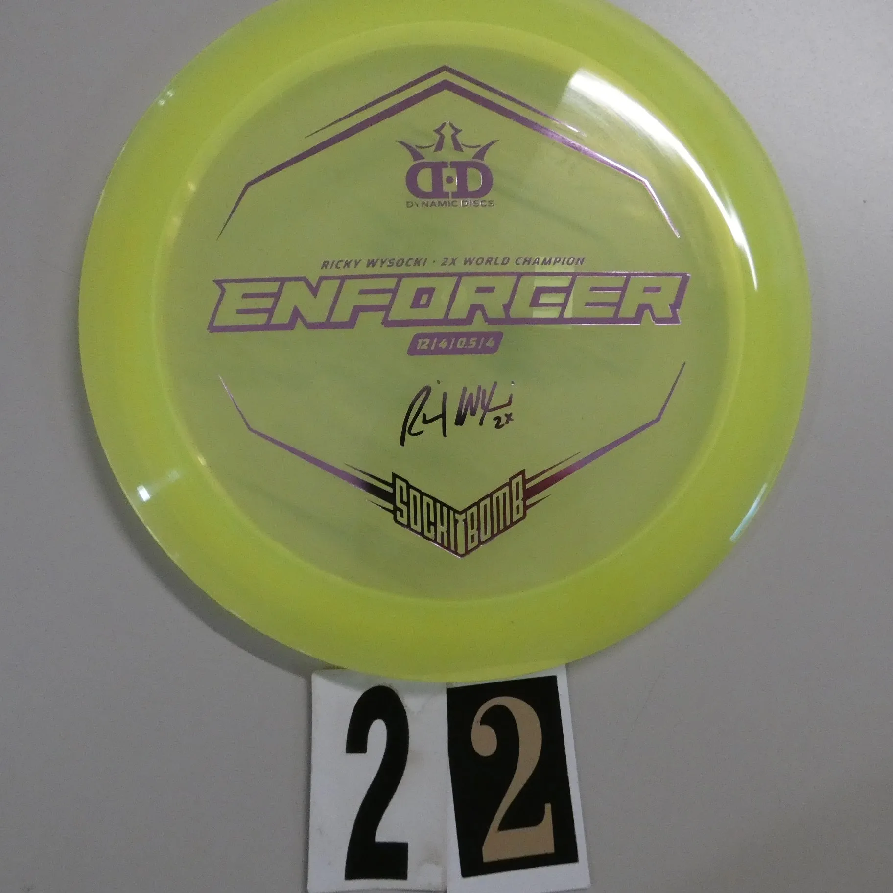 Lucid-X Enforcer Ricky Wysocki Sockibomb Stamp