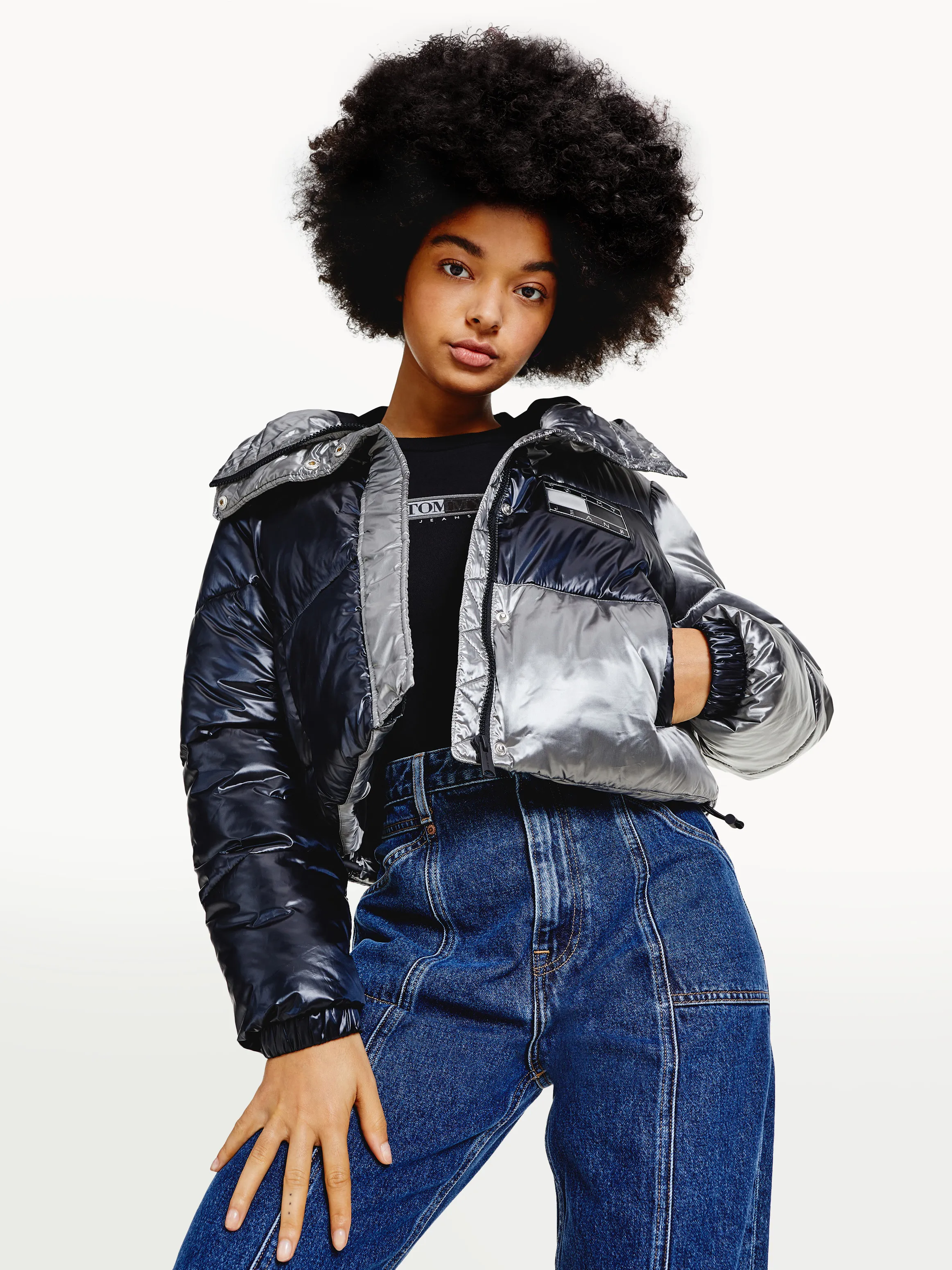 Metallic Down Puffer Jacket | Jackets | Tommy Hilfiger