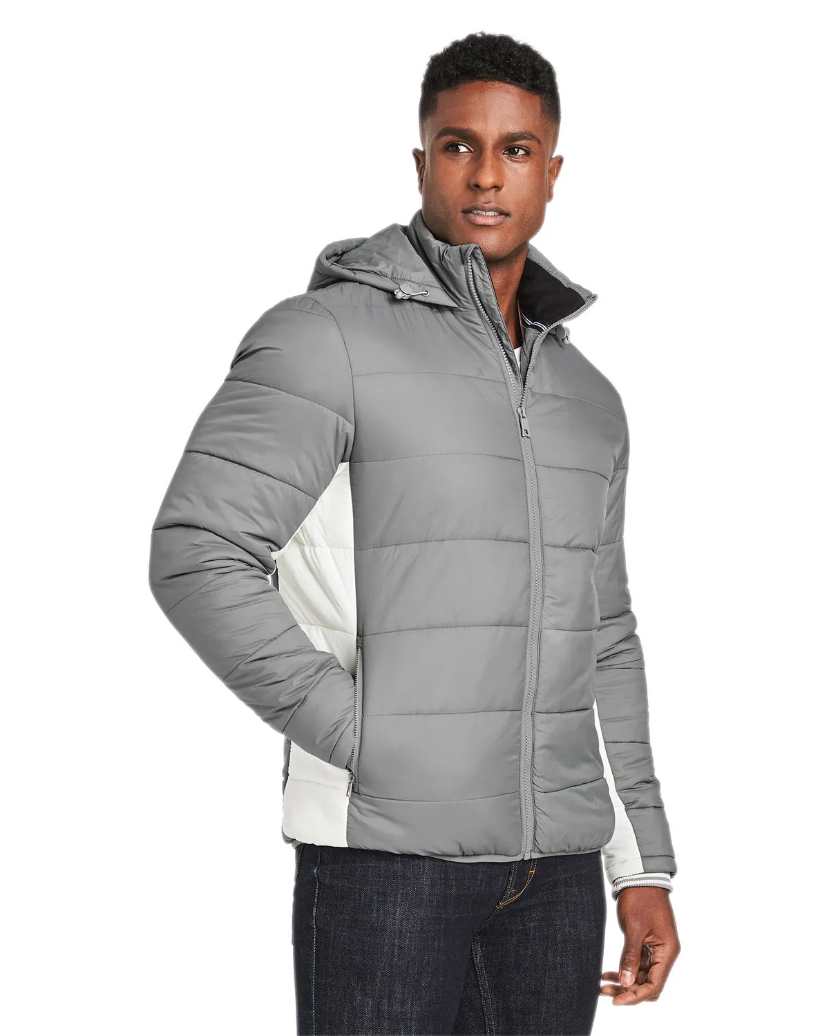 Nautica Men's Nautical Mile Puffer Packable Jacket