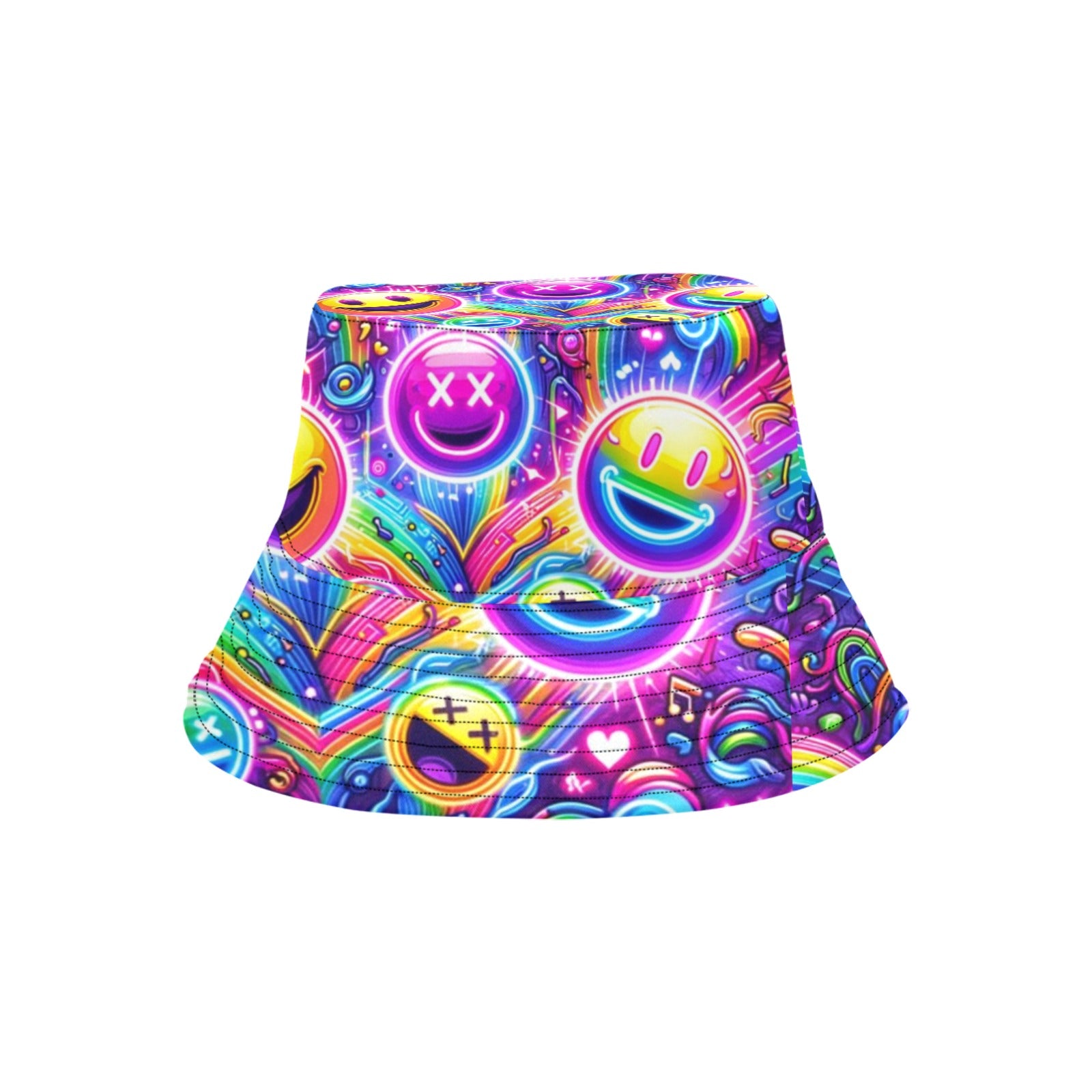 Neon Joy Unisex Rave Bucket Hat