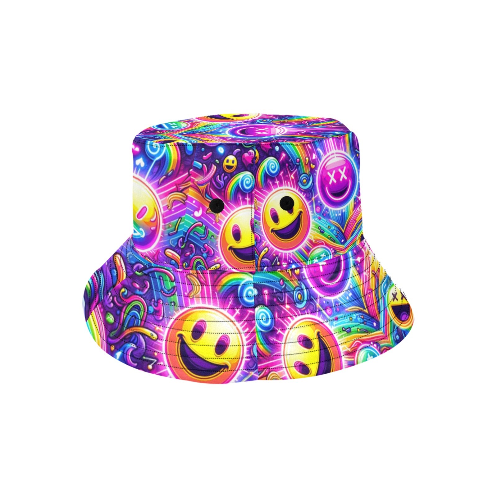 Neon Joy Unisex Rave Bucket Hat