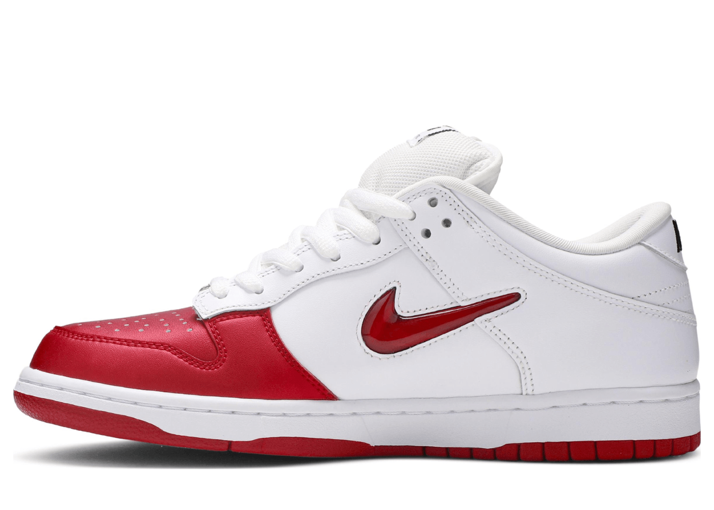 Nike SB Dunk Low Supreme Jewel Swoosh Red