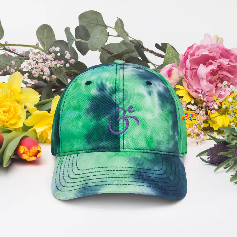 Om Tie Dye Baseball Hat