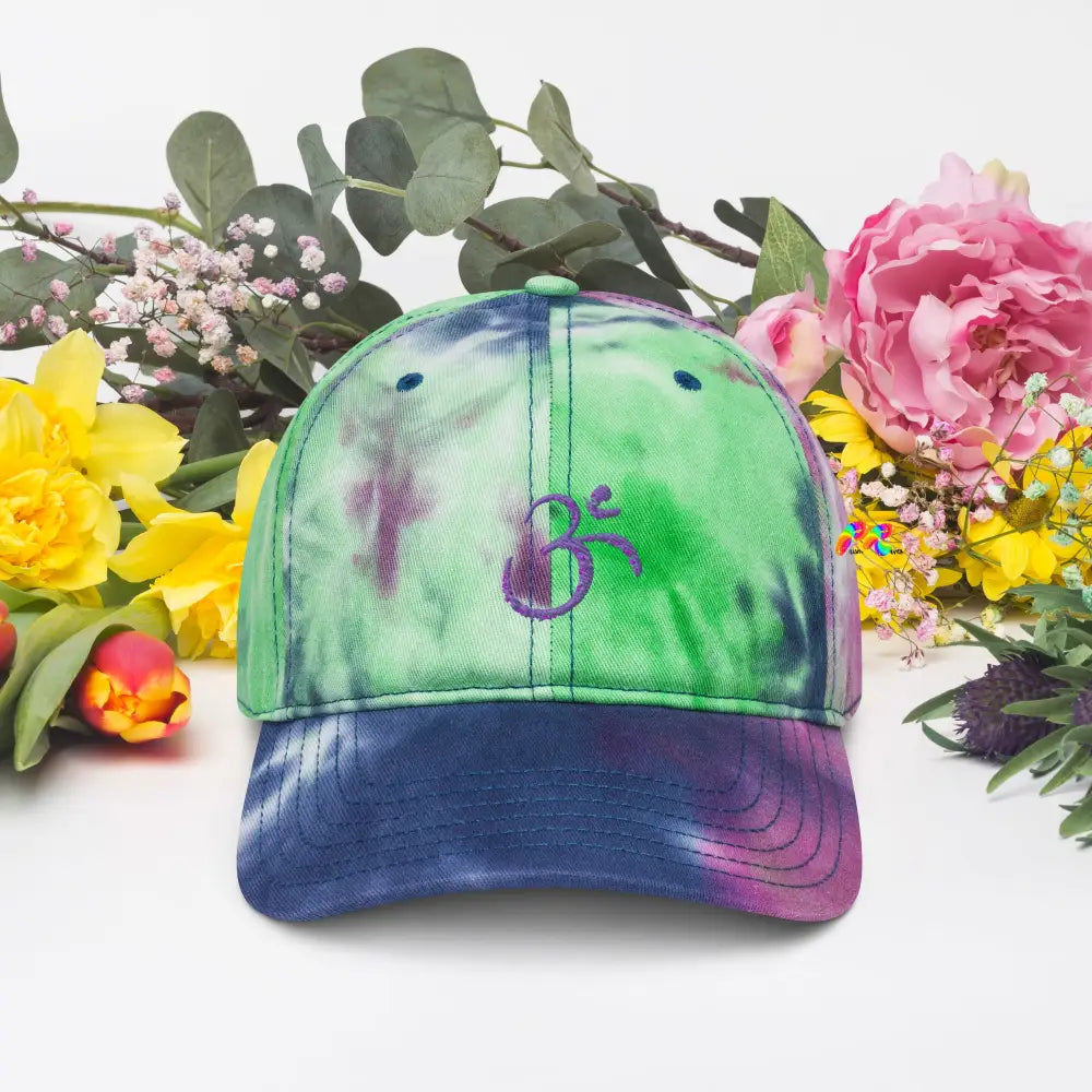 Om Tie Dye Baseball Hat