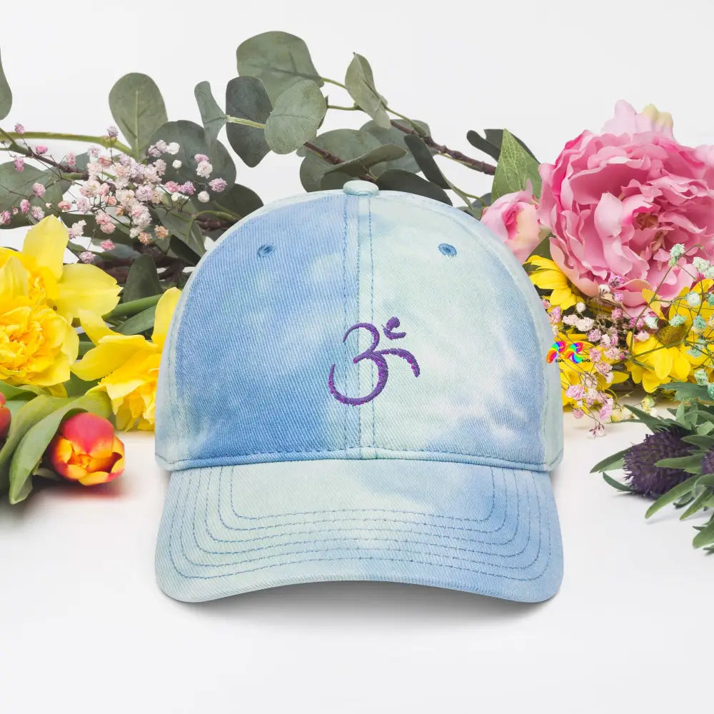 Om Tie Dye Baseball Hat