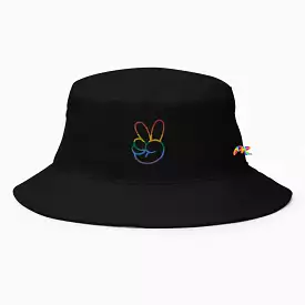 Peace Sign Hand Bucket Hat