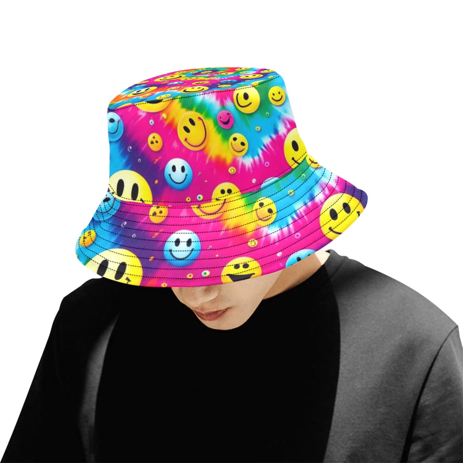 PLUR Smiles Bucket Hat