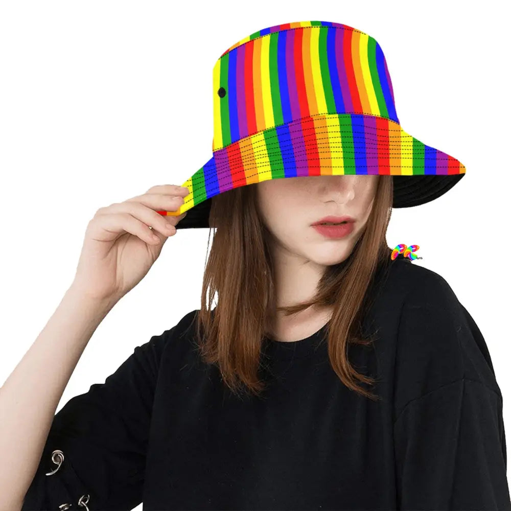 Pride Stripes Bucket Hat