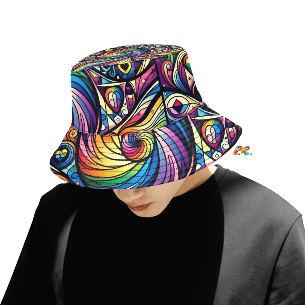 Pride Swirl Unisex Bucket Hat