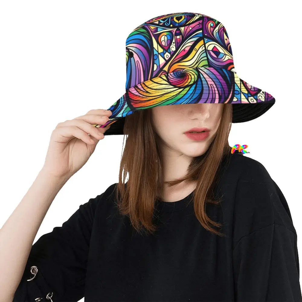 Pride Swirl Unisex Bucket Hat