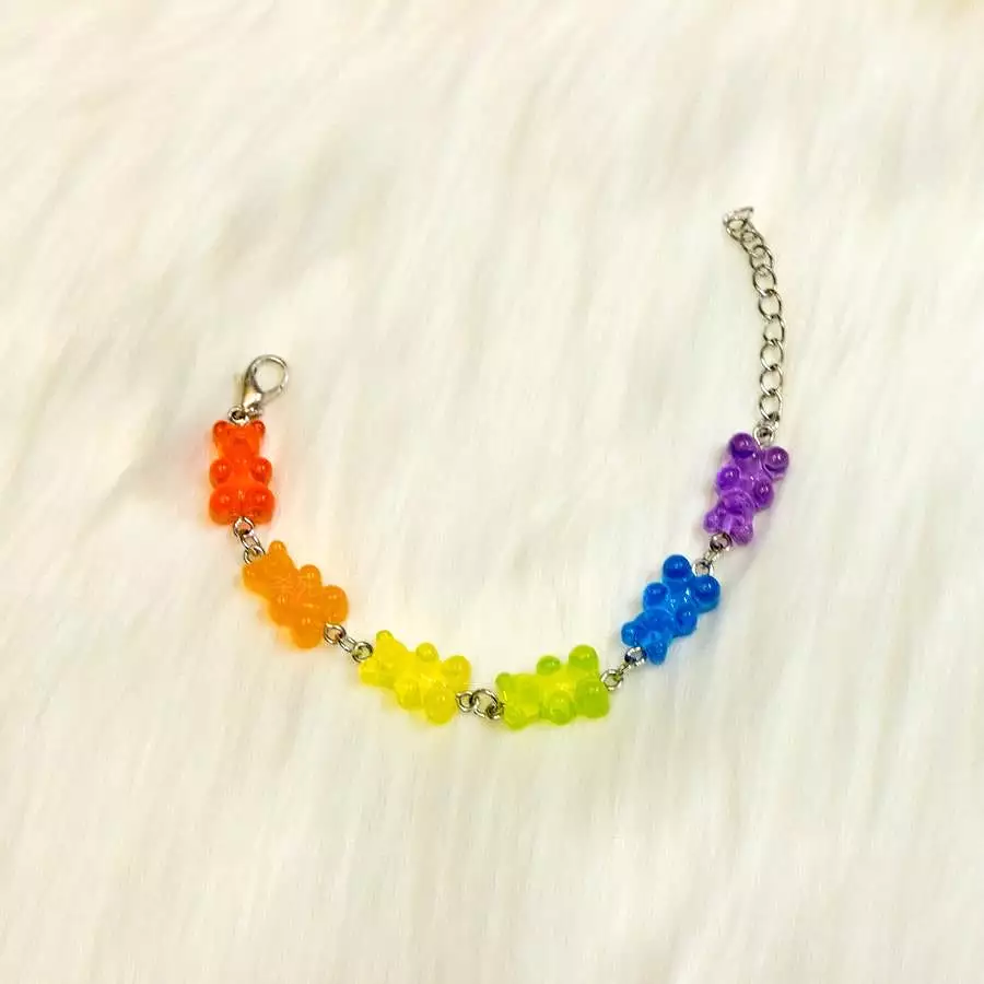 Rainbow Gummy Bear Bracelet