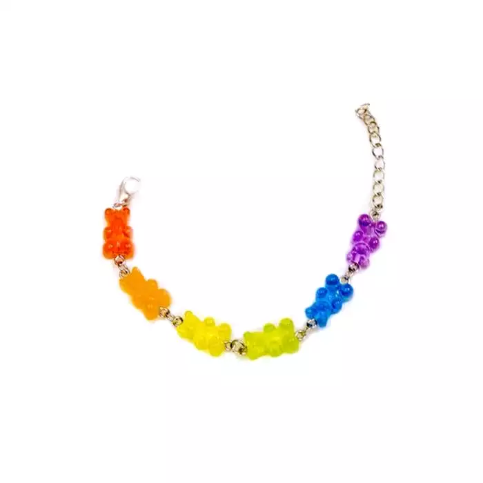 Rainbow Gummy Bear Bracelet