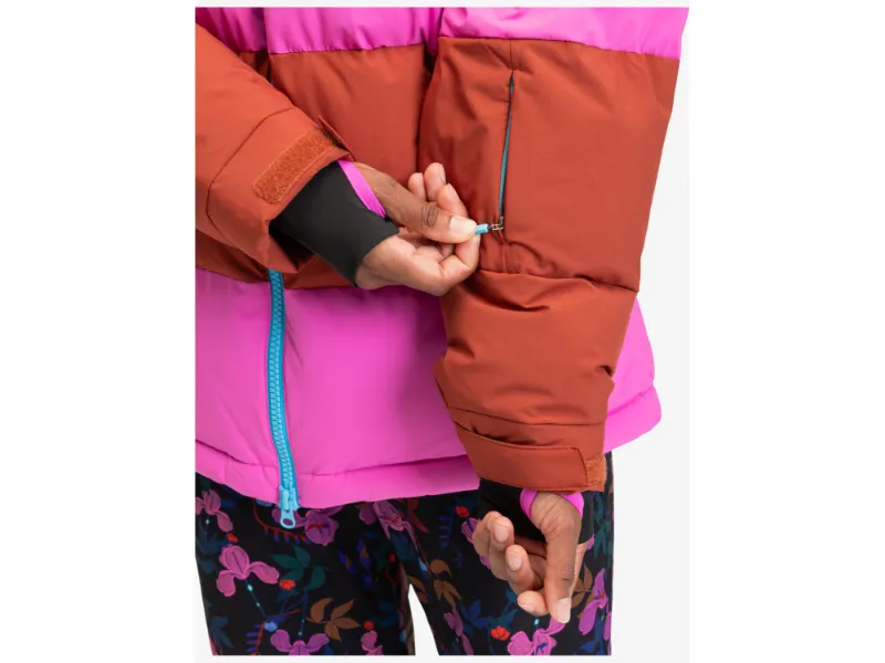 Roxy ROWLEY X ROXY Block Puffer Technical Snow Jacket Womens