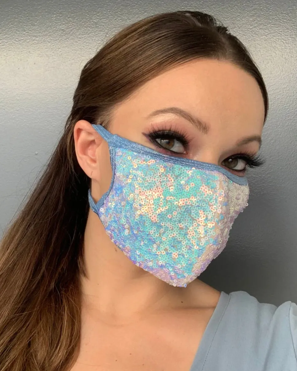 Sequin Face Mask - Roma