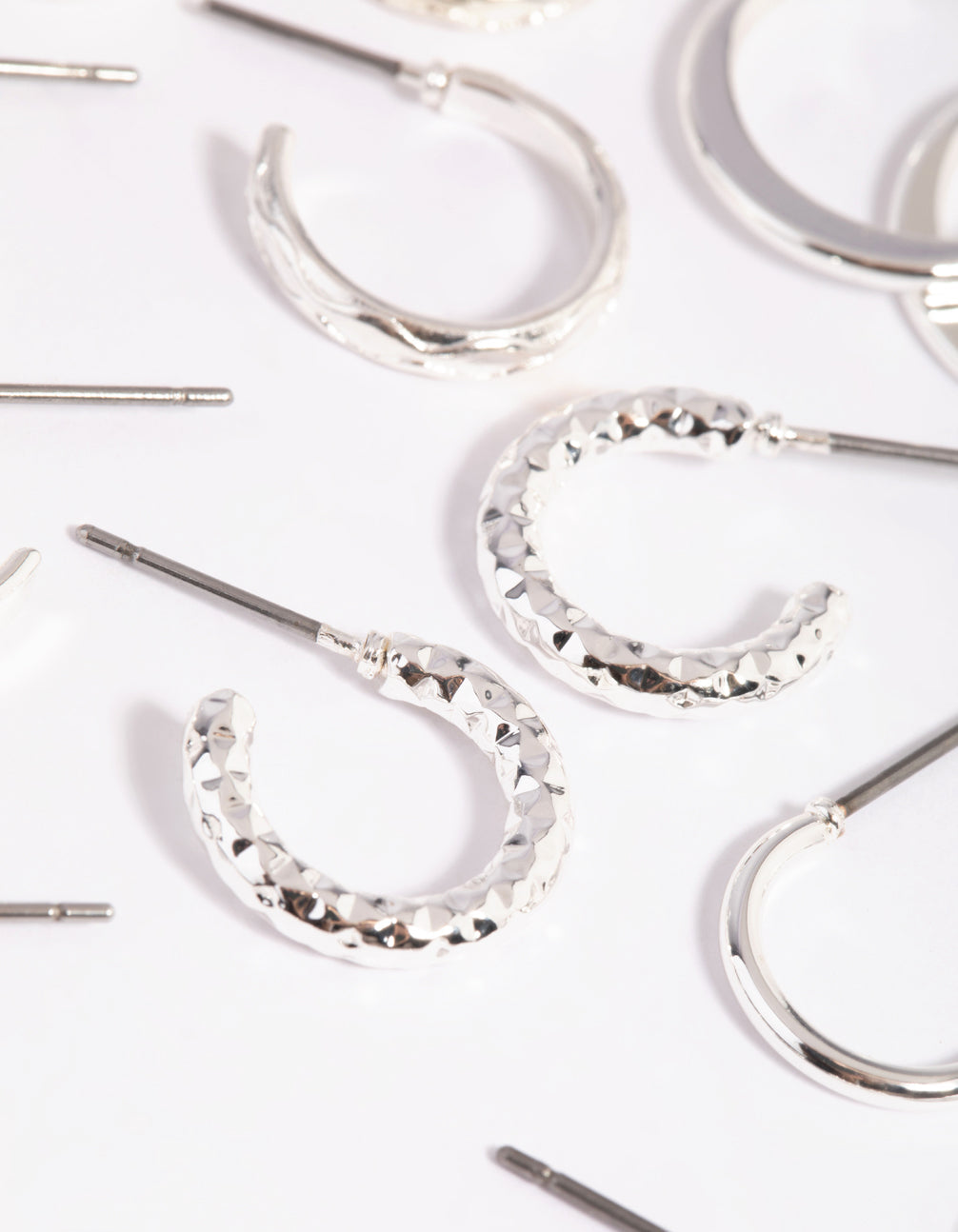 Silver Hoop Earring 12-Pack