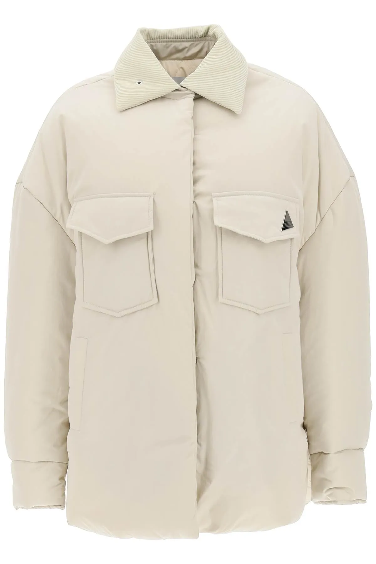 The attico oversized midi puffer jacket 237WCB27E079 IVORY