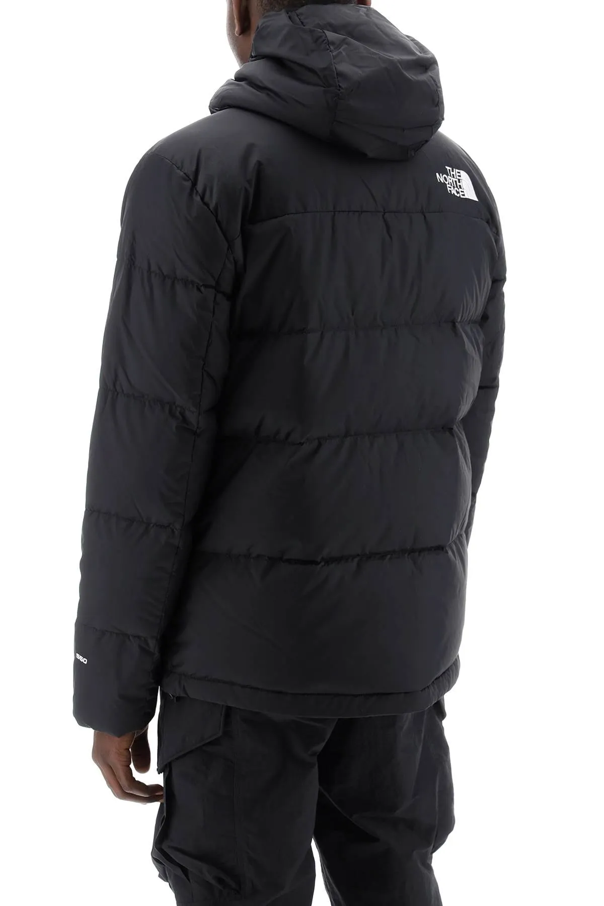 The north face himalayan short hooded down jacket