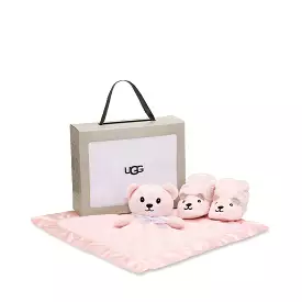 UGG Bixbee and Lovey Bear Stuffie Seashell Pink  