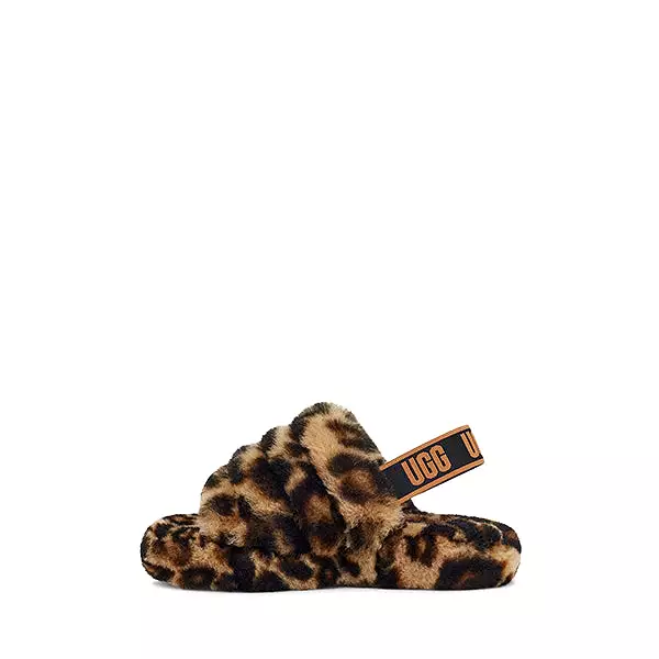 UGG Fluff Yeah Panther Print Butterscotch    