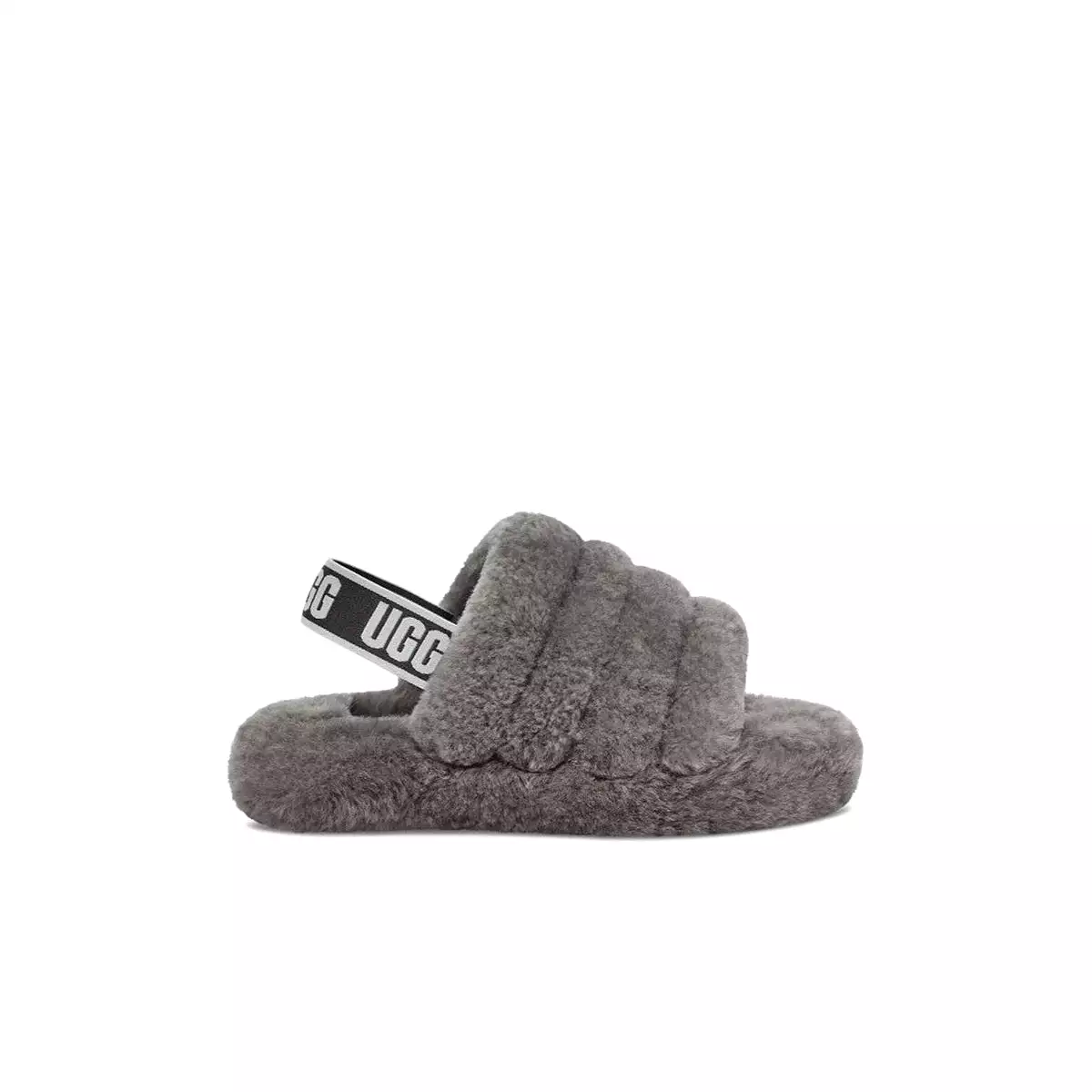 UGG Fluff Yeah Slide Charcoal  