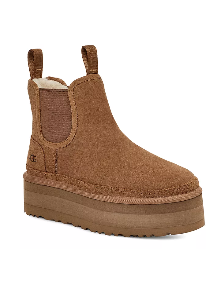 UGG Neumel Platform Chelsea Boot - Stvle - Chestnut