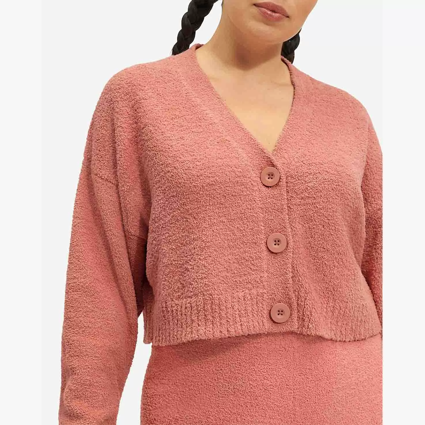 UGG Nyomi Cardigan Desert Coral  