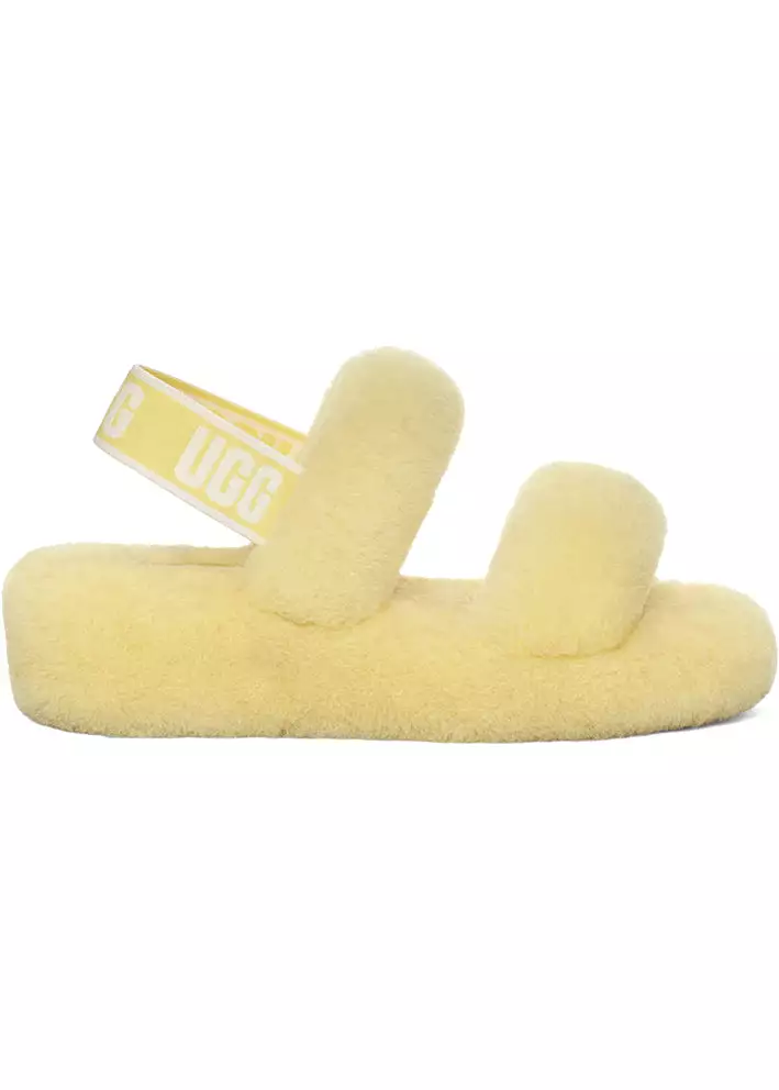 UGG Oh Yeah Slide Slippers - banana pudding