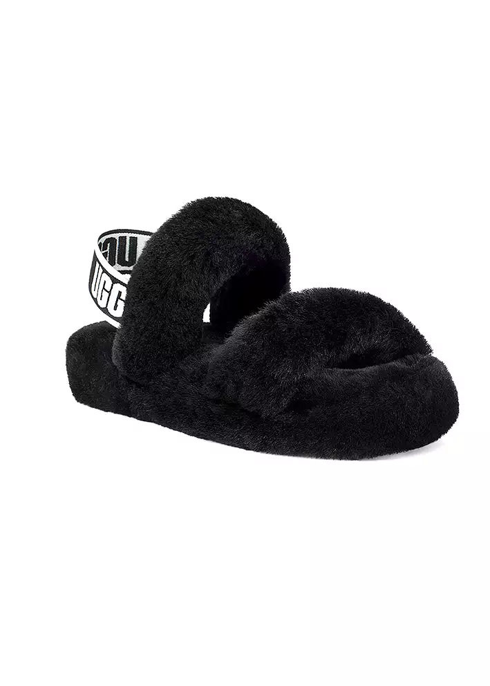 UGG Oh Yeah Slide Slippers - black