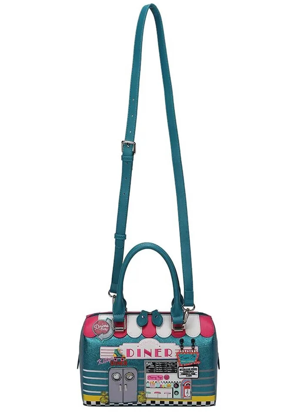 Vendula London Kitty's Diner Speedy Bowler Bag