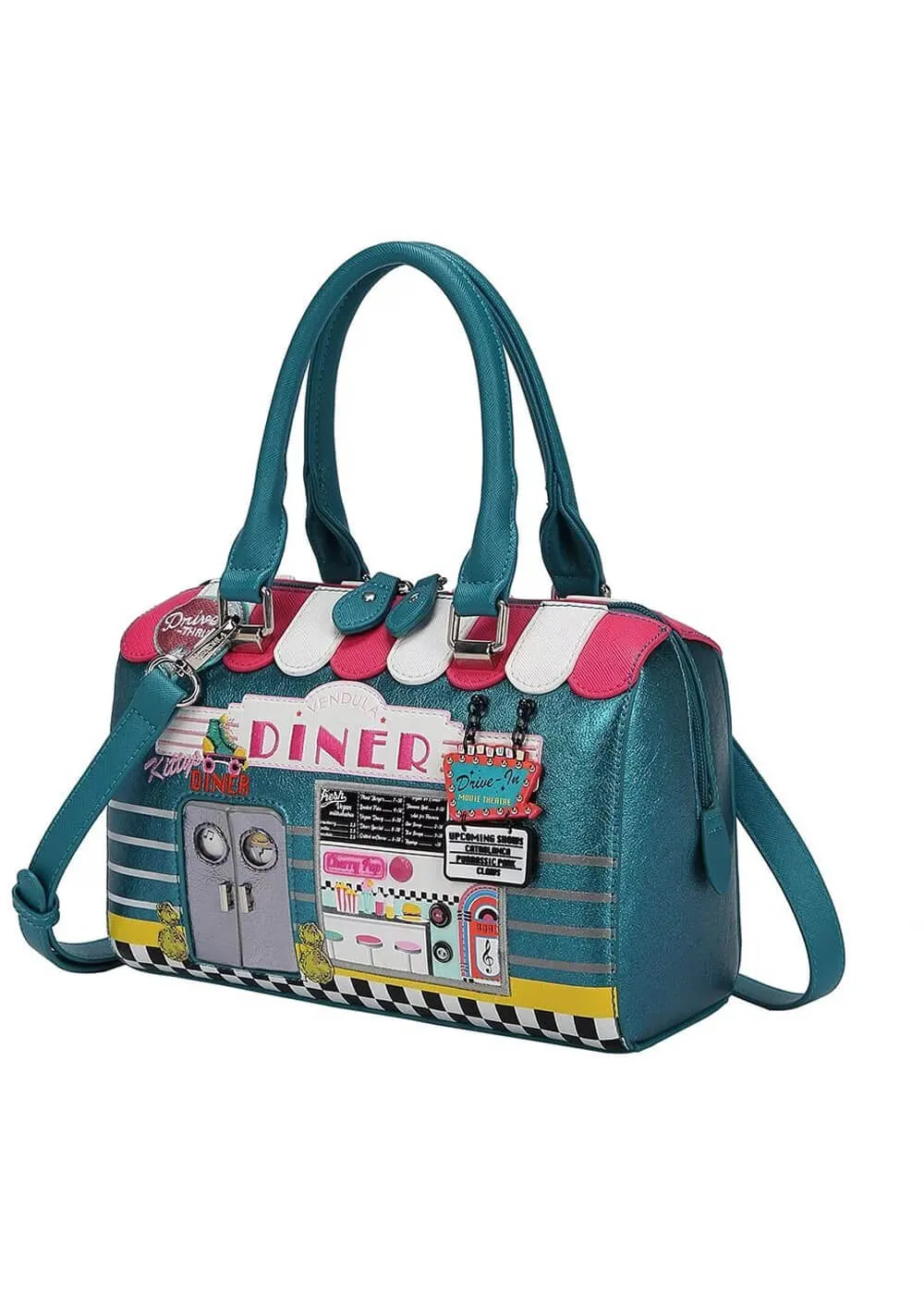 Vendula London Kitty's Diner Speedy Bowler Bag