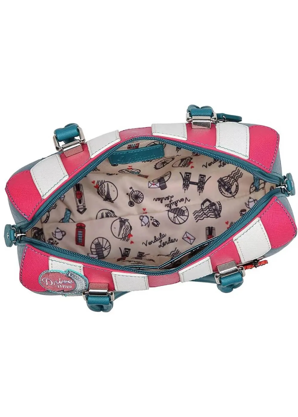 Vendula London Kitty's Diner Speedy Bowler Bag