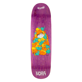 Welcome Nora Purr Pile On Sphynx Purple Stian Deck 8.8