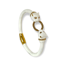 WHITE PANTHER BRACELET MICRO