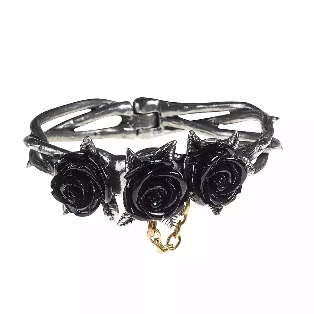 Wild Black Rose Bracelet