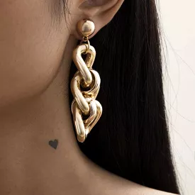 Women's Hip-hop Style Irregular Earrings