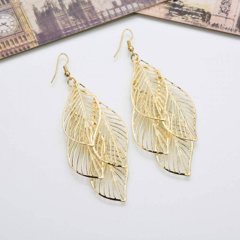 Women's Simple Leaves Earrings