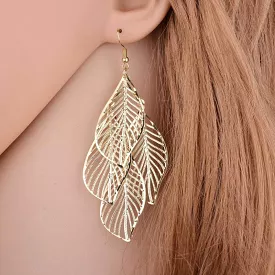 Women's Simple Leaves Earrings